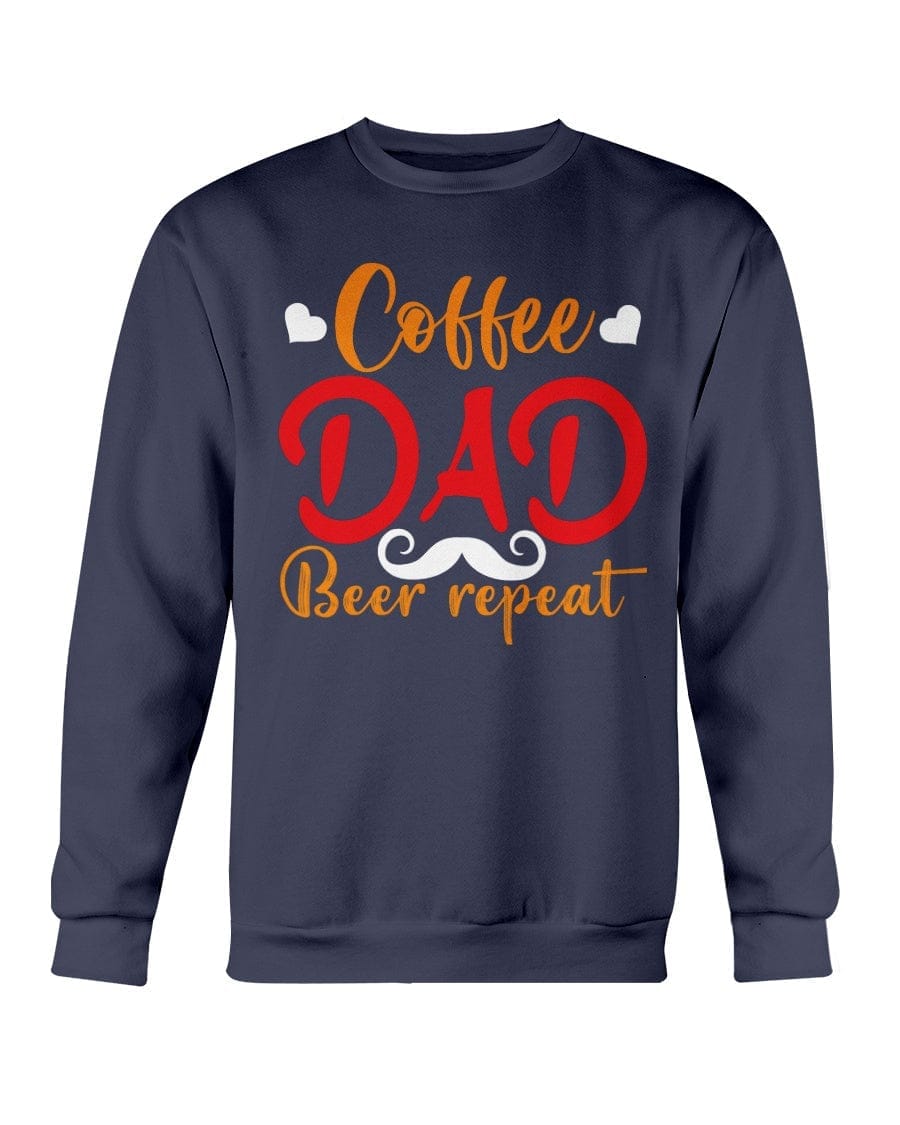 Coffee Dad Beer Repeat Apparel StayinPerfect