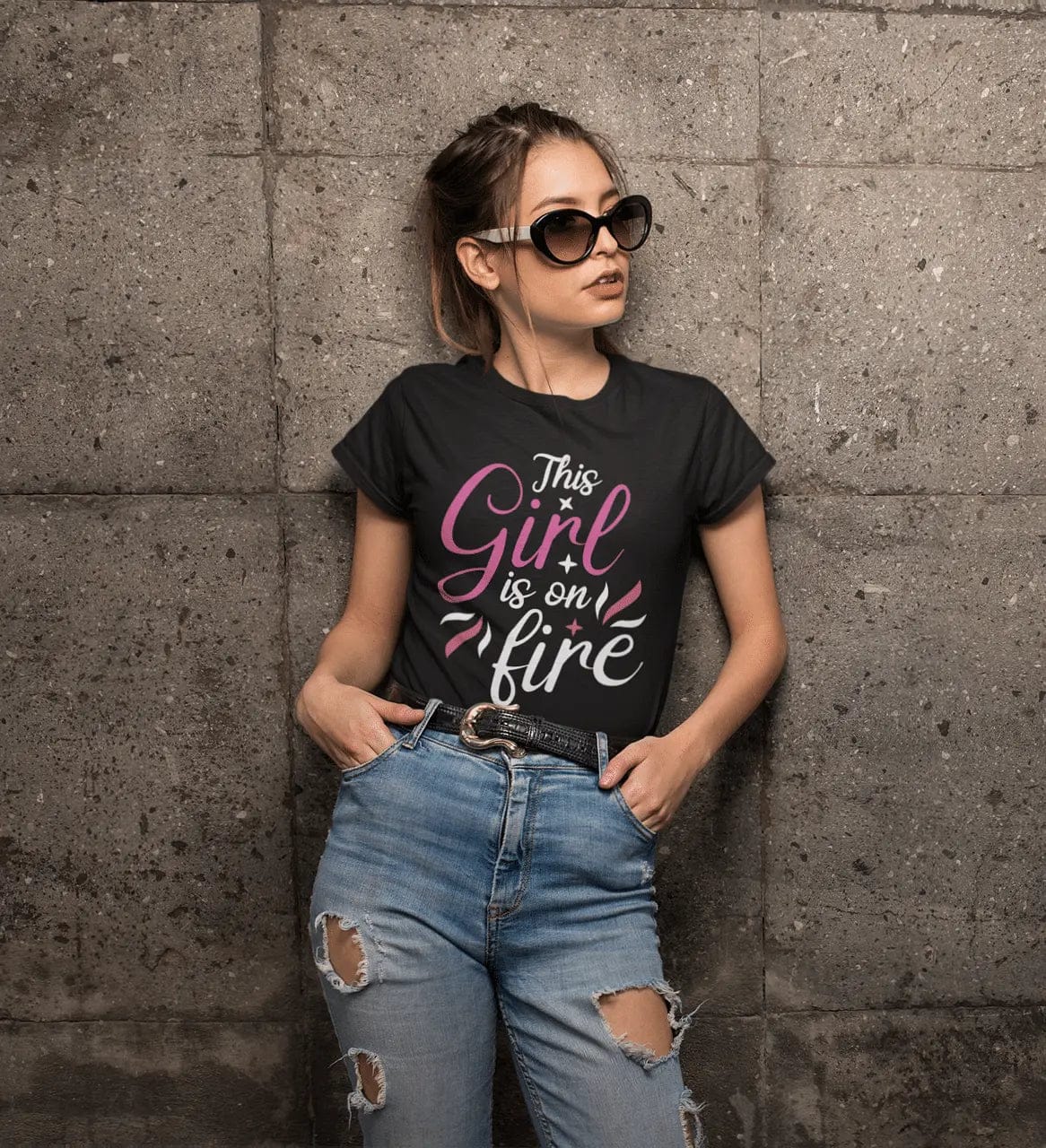 This Girl is on Fire Apparel StayinPerfect